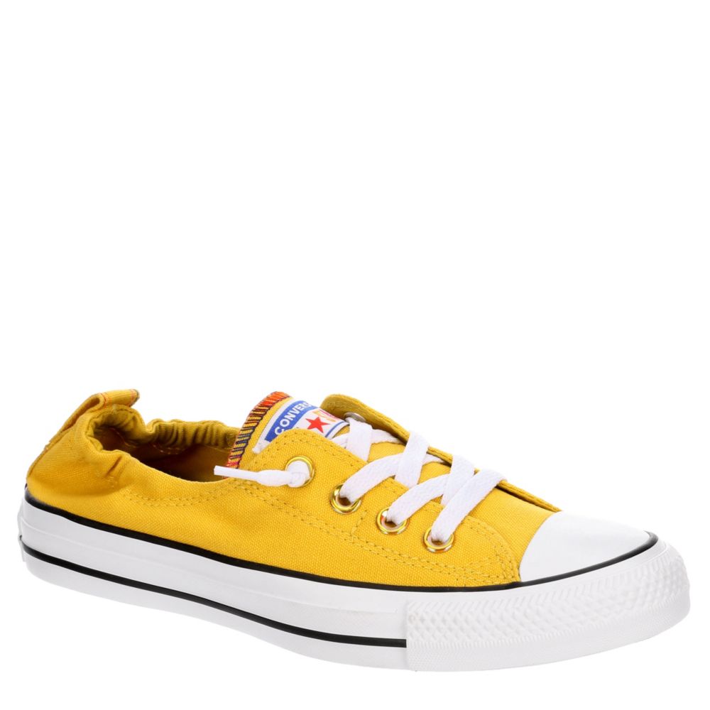 yellow women's converse shoes