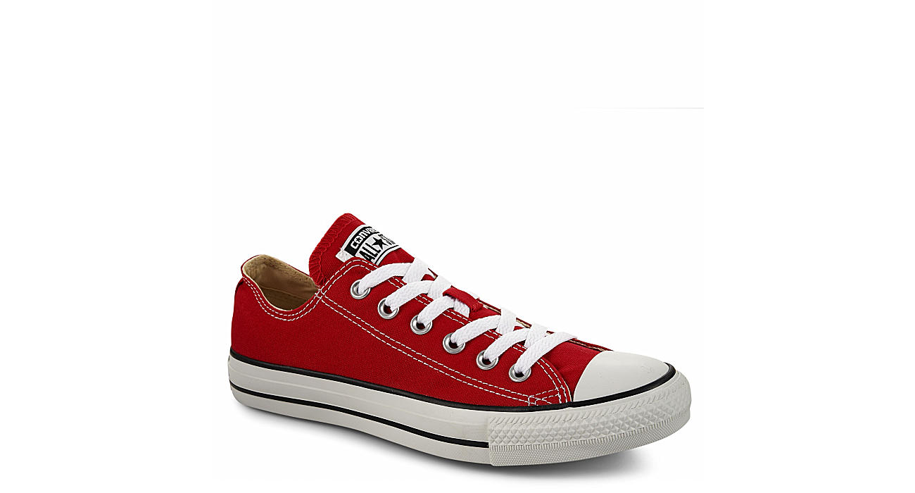 Converse Unisex Chuck Taylor All Star Low Top Sneaker - Red اكواب بلاستيك شفافه