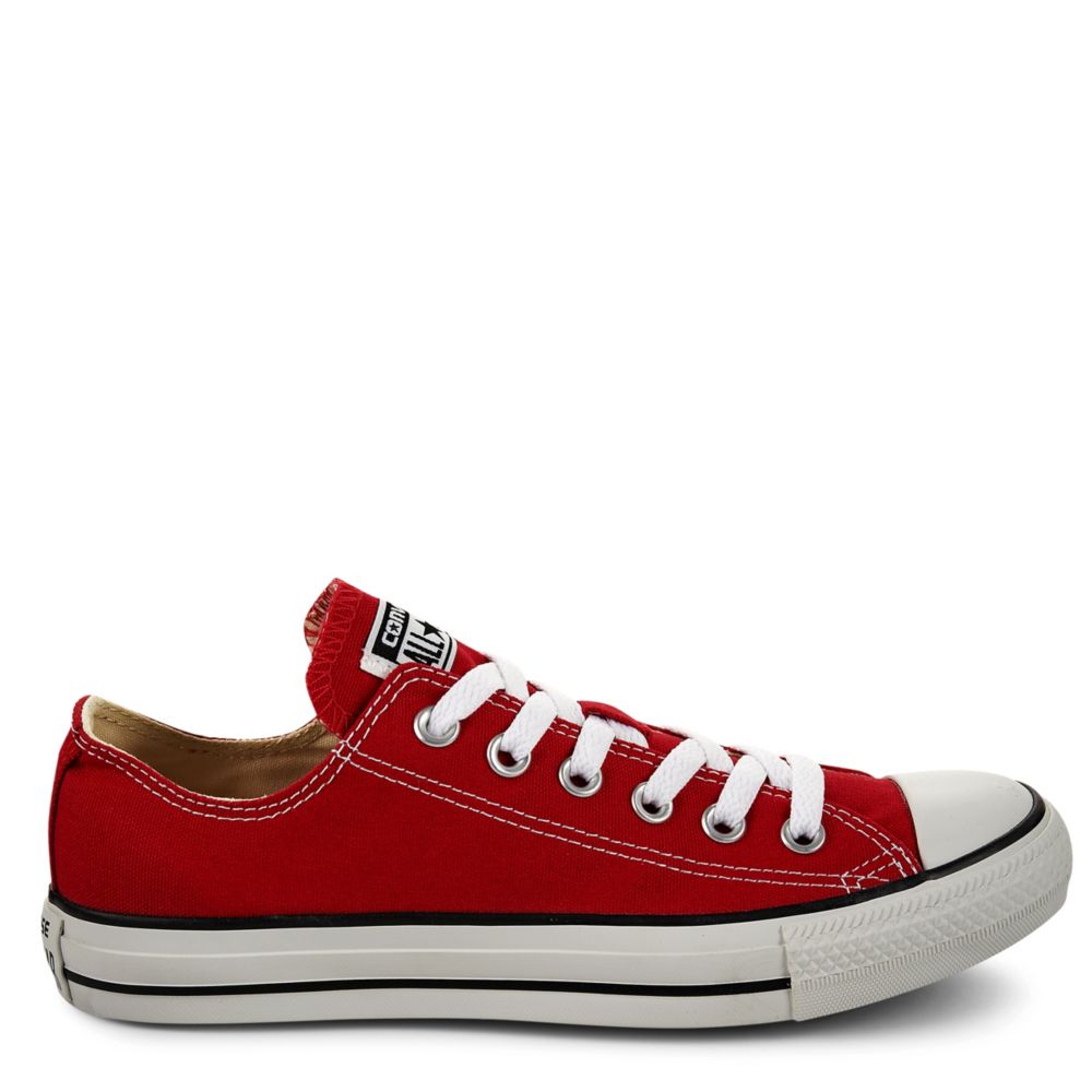 all red converse low