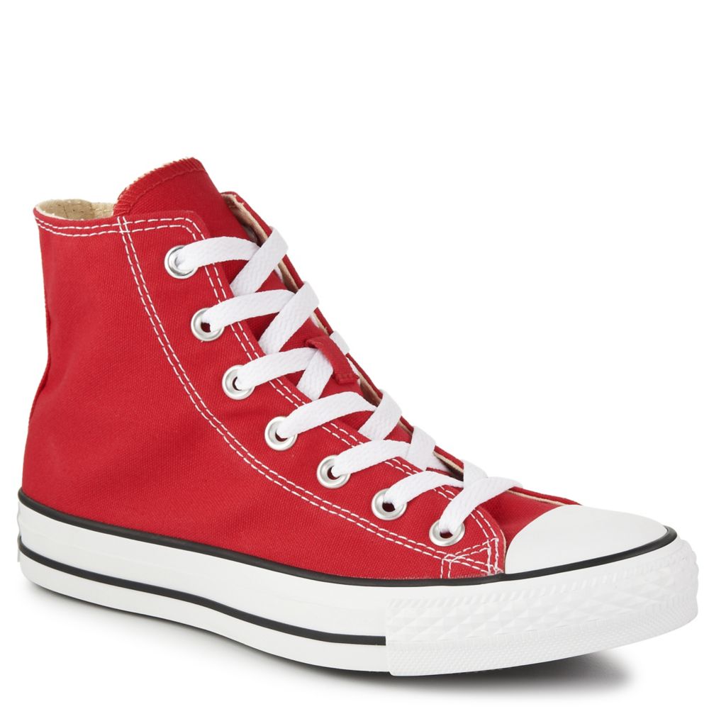red high top converse shoes 