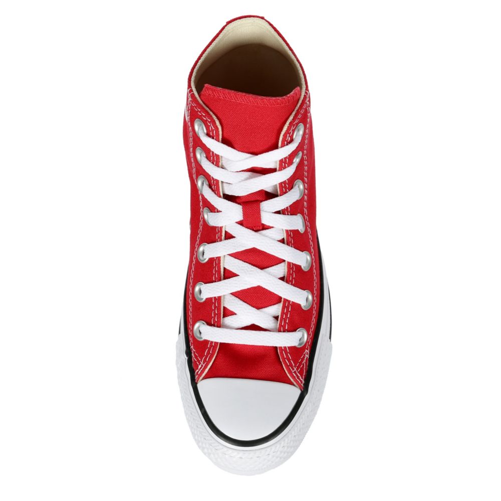 red baby converse