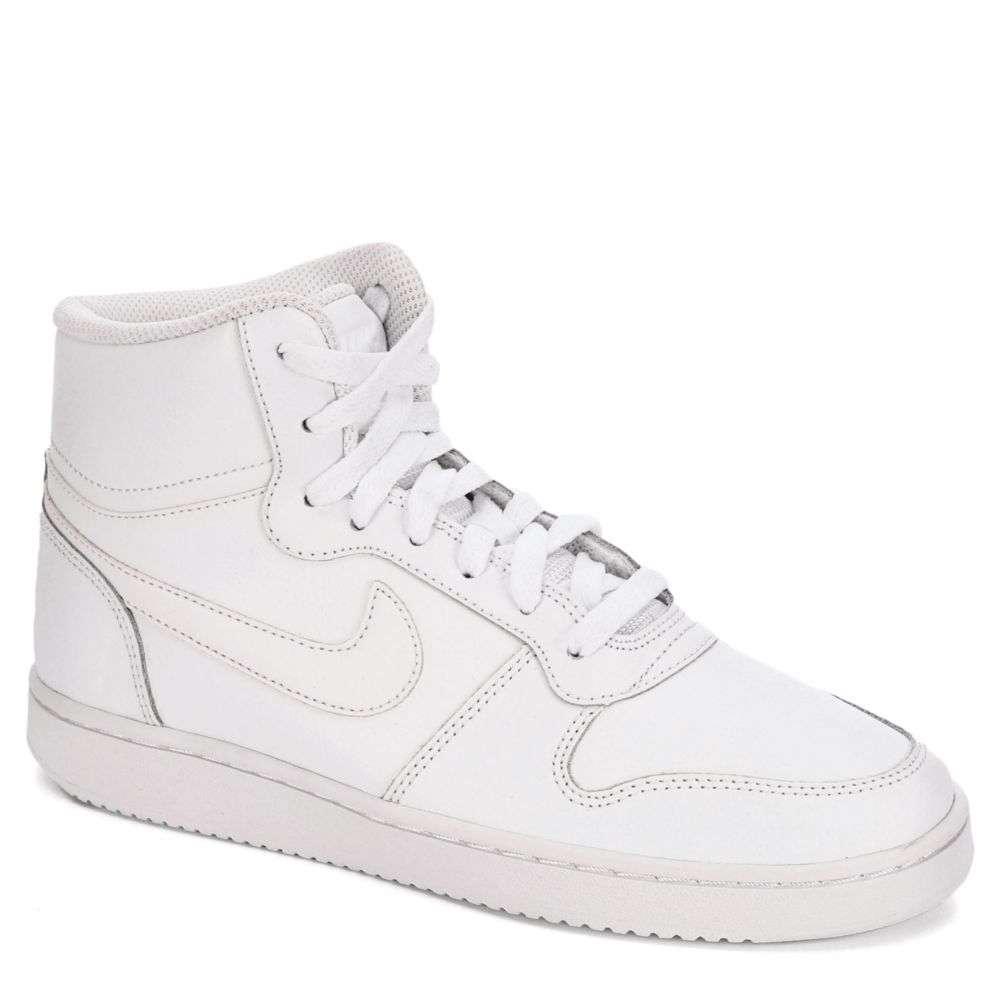 women's nike white high top sneakers