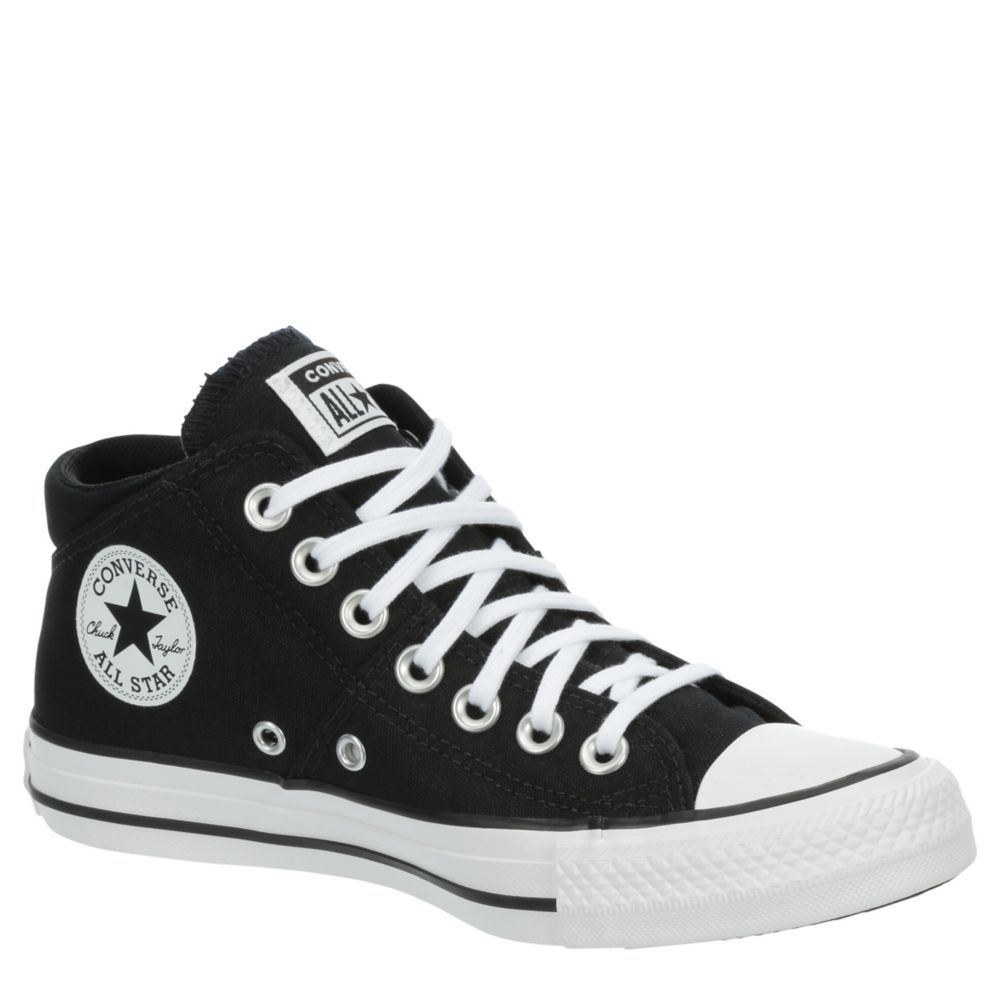 Black Converse Womens Chuck Taylor All Star Madison Mid Top Sneaker |  Sneakers | Rack Room Shoes