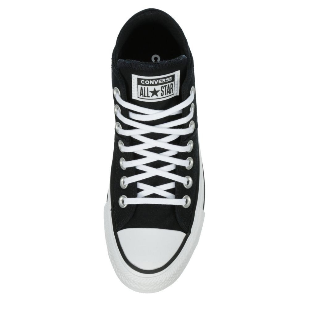 Black Womens Chuck Taylor All Star Madison Mid Top Sneaker Womens | Rack Room Shoes