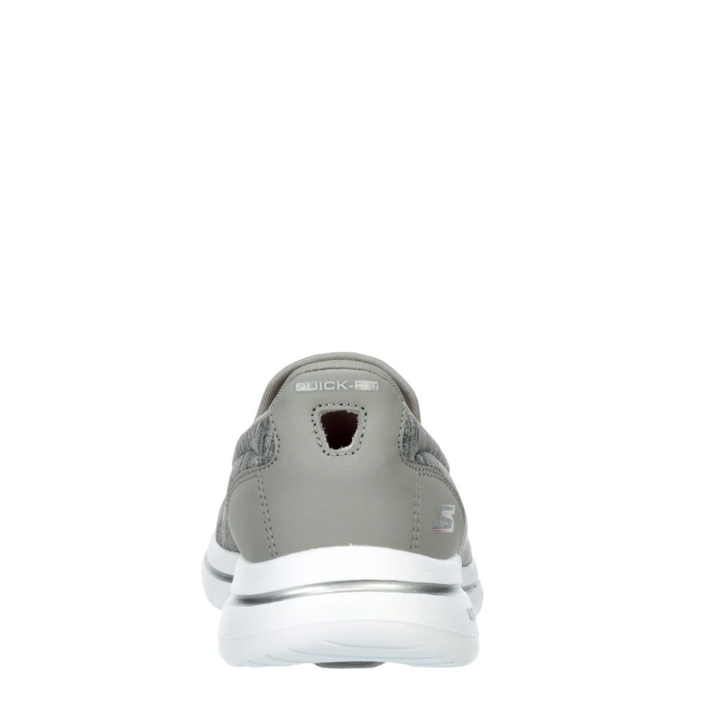 grey skechers womens
