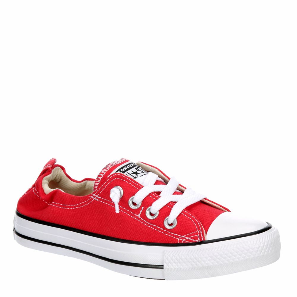 Catch A Star Red Sneakers, Women's Red Slip On Loafers