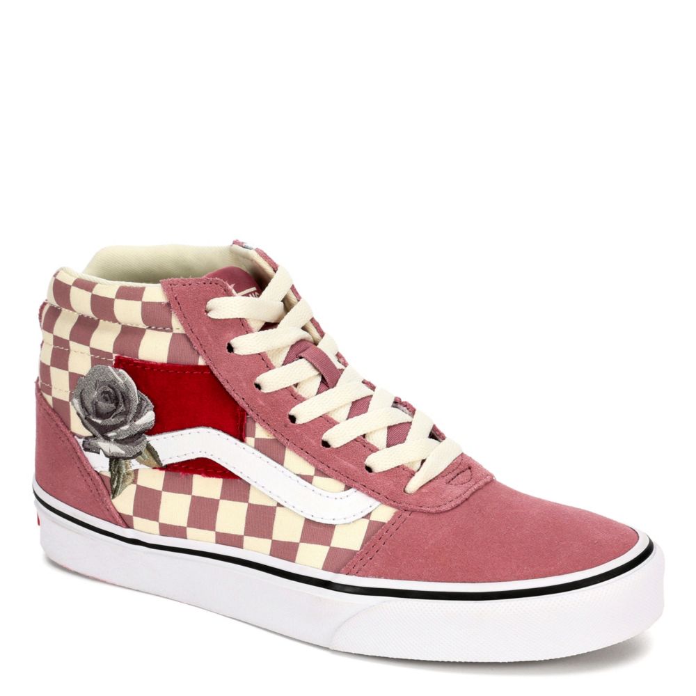 womens pink high top vans