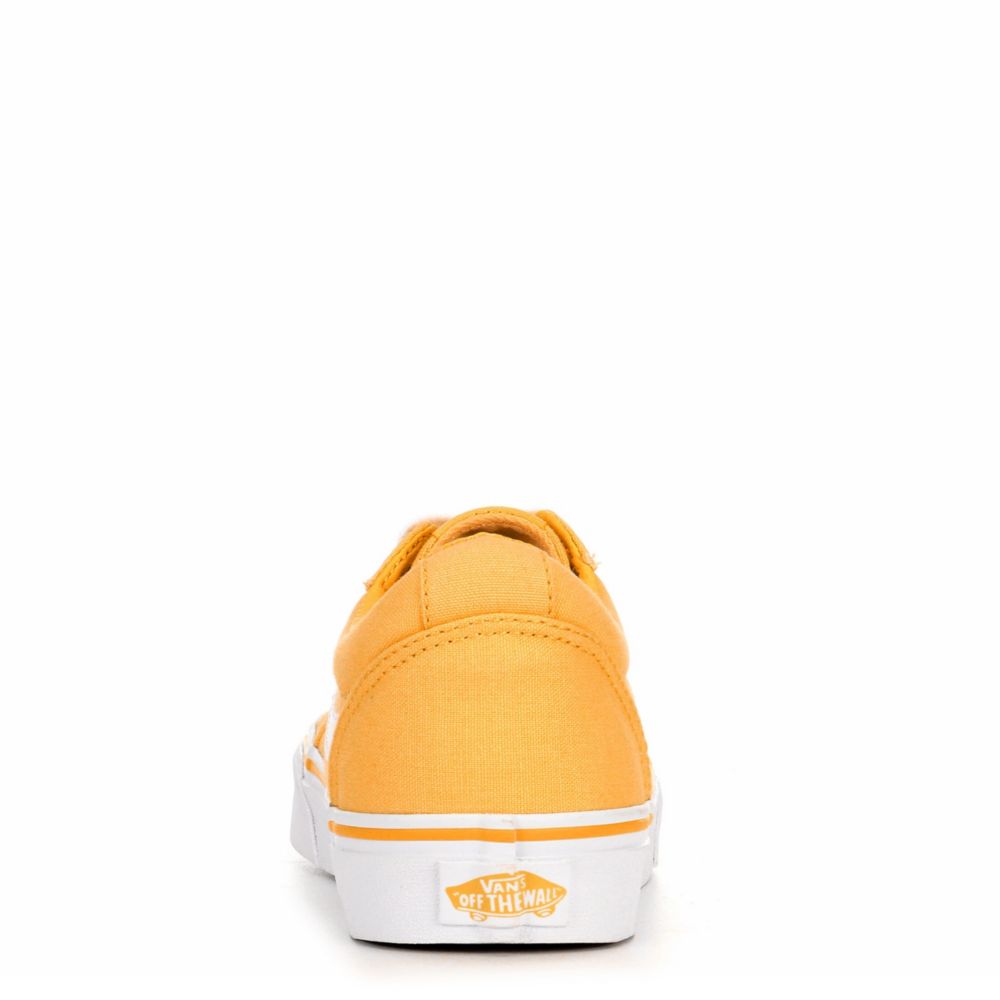 mustard slip on vans