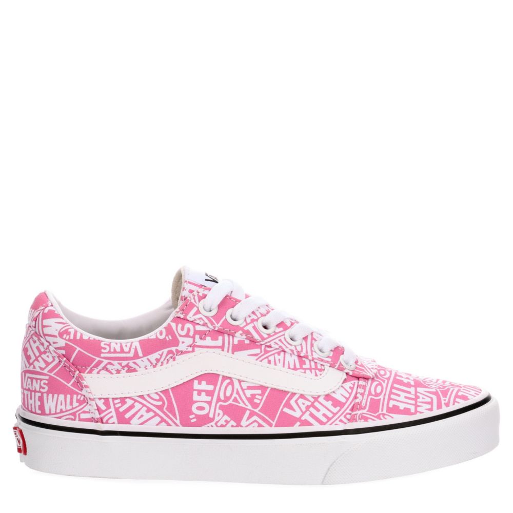 vans off the wall pink shoes