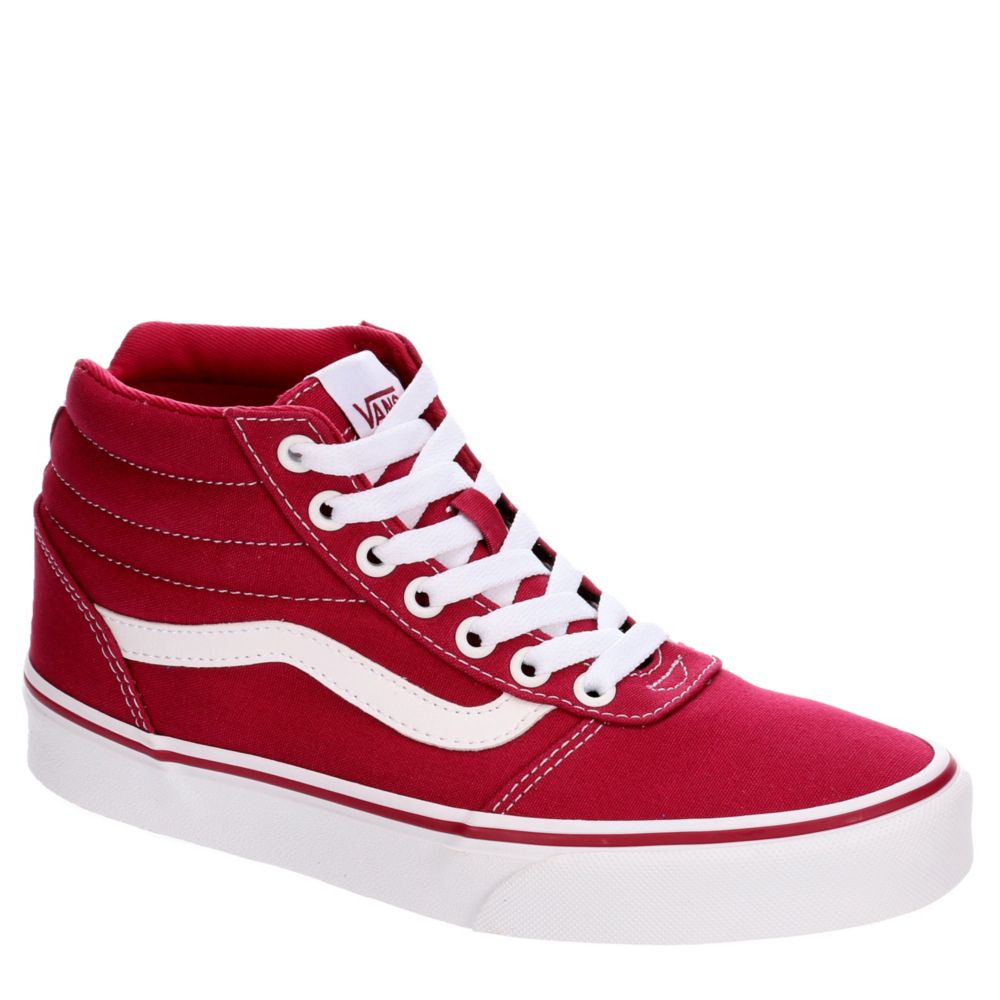 ladies red vans