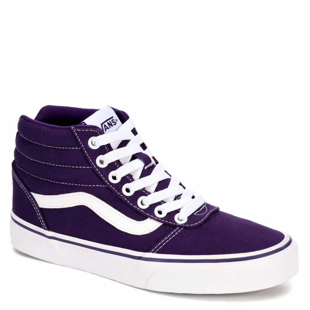 lilac high top vans