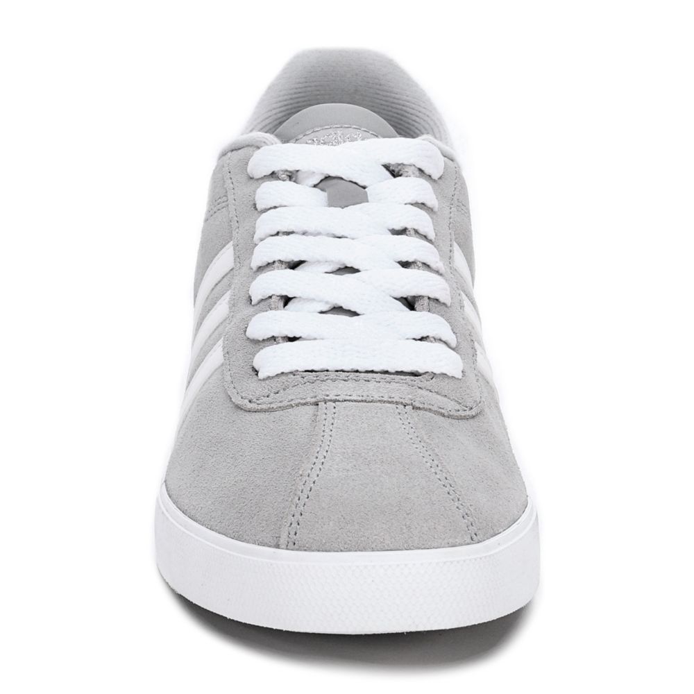 adidas court set suede ladies trainers grey
