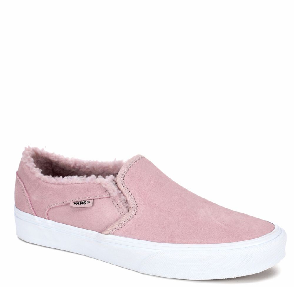 vans slip on mauve