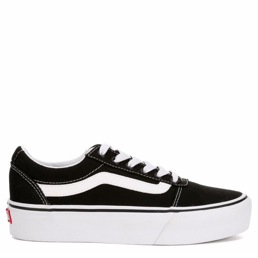 voor been Sportman Black Vans Womens Ward Platform Sneaker | Womens | Rack Room Shoes