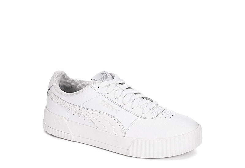 WHITE PUMA Womens Carina Sneaker