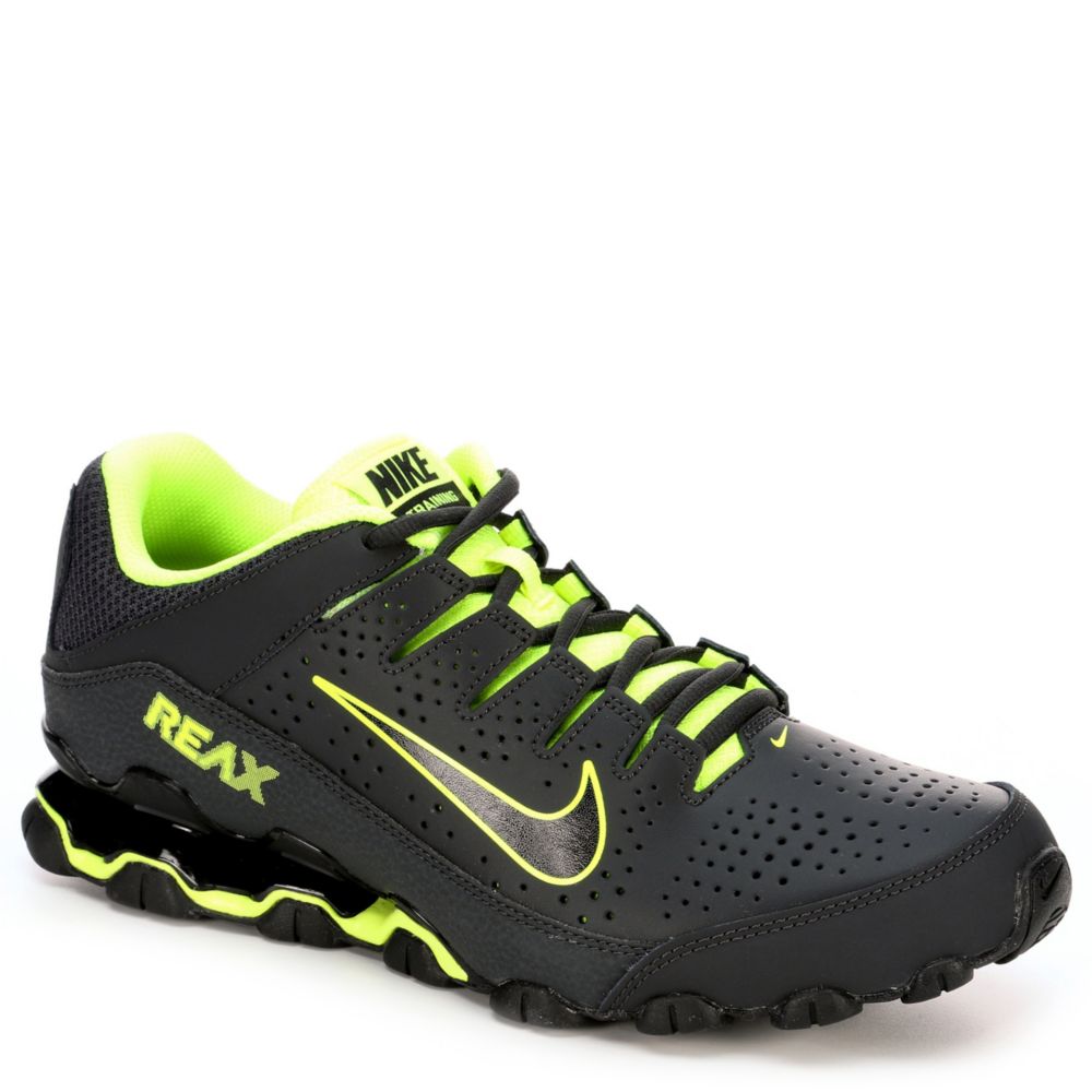 nike reax black and green