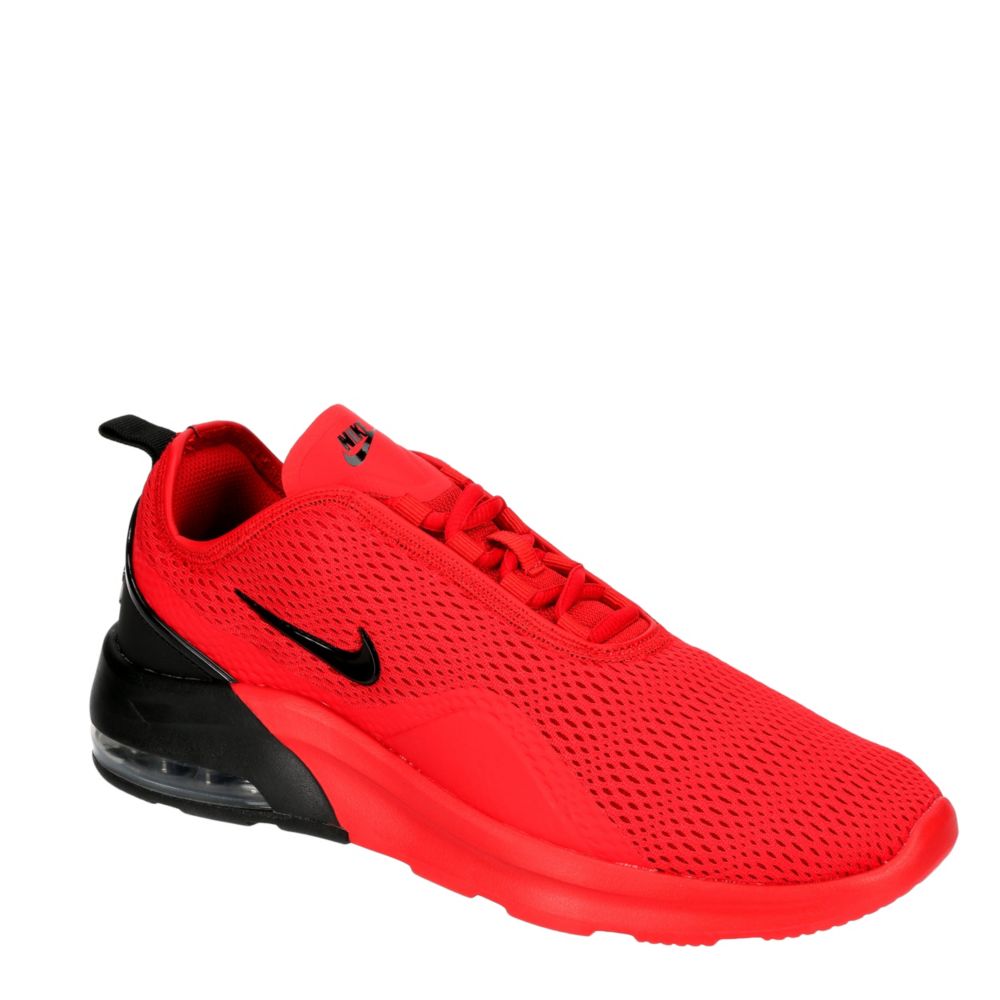 nike platform sandals red