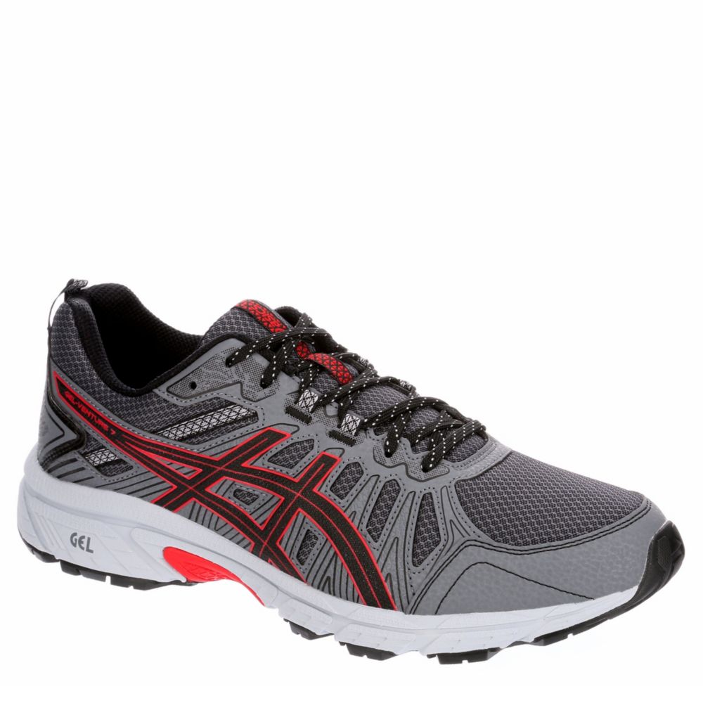 asics running shoes grey