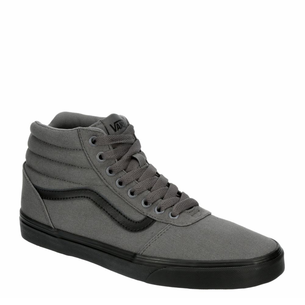 mens grey high top vans