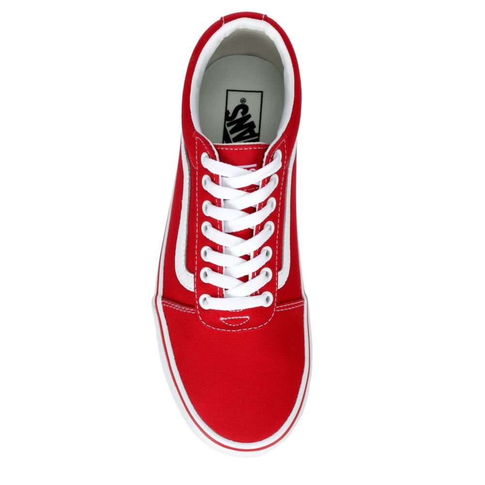 All red hotsell vans for men