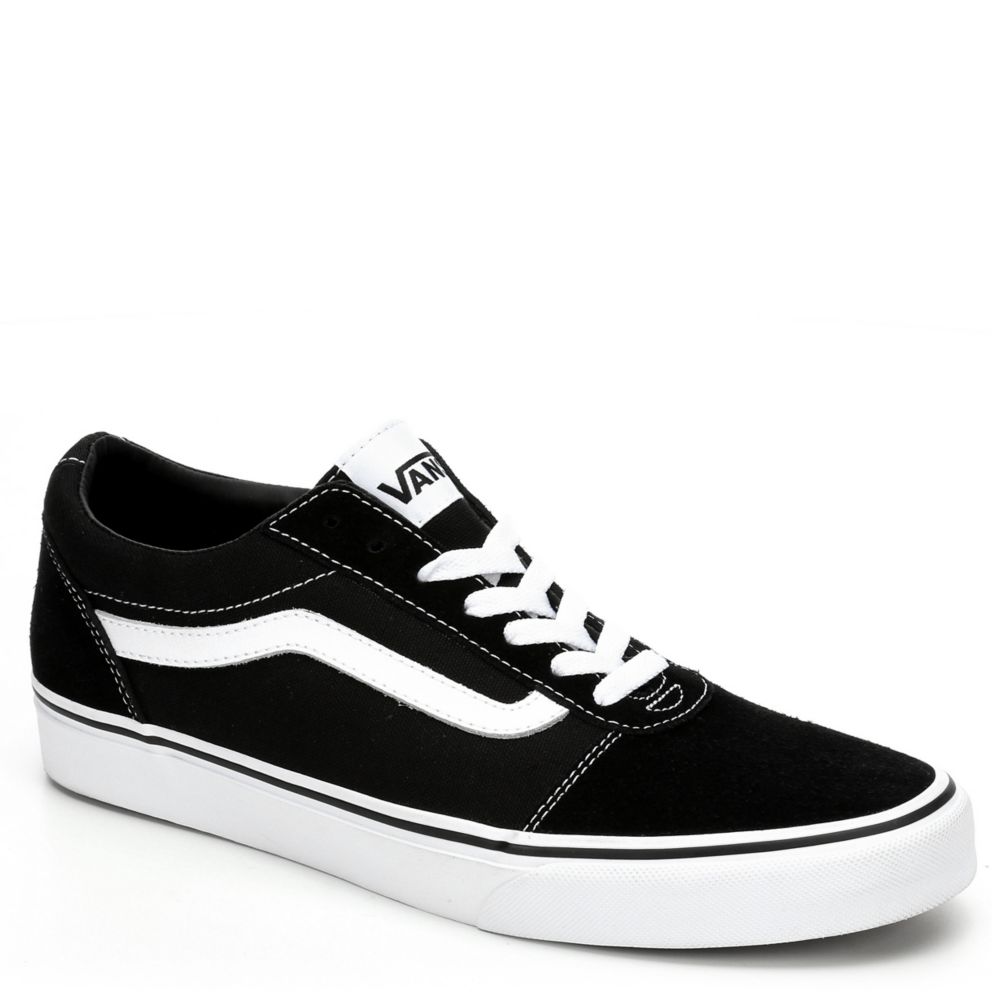 vans low top black and white