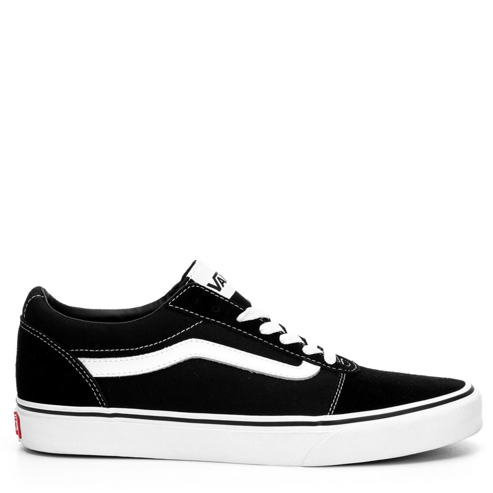 Black & White Vans Ward Men's Low Top Sneakers | Rack Room Shoes