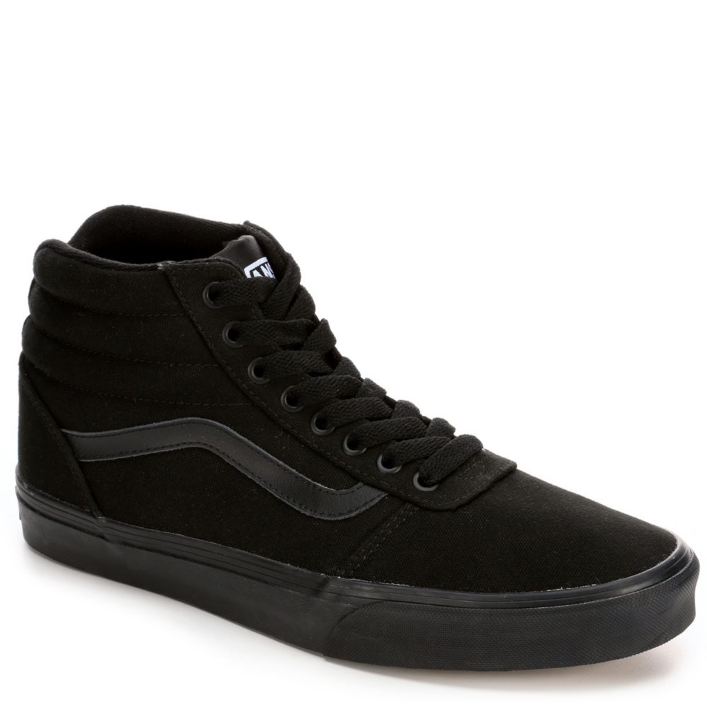 All Black Vans Ward Men's High Top 