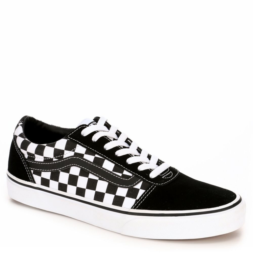 Rullesten uregelmæssig Porto Black & White Checkered Vans Ward Men's Sneakers | Rack Room Shoes