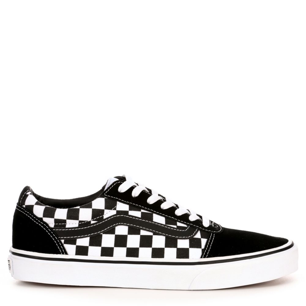 vans ward men's checkerboard skate shoes