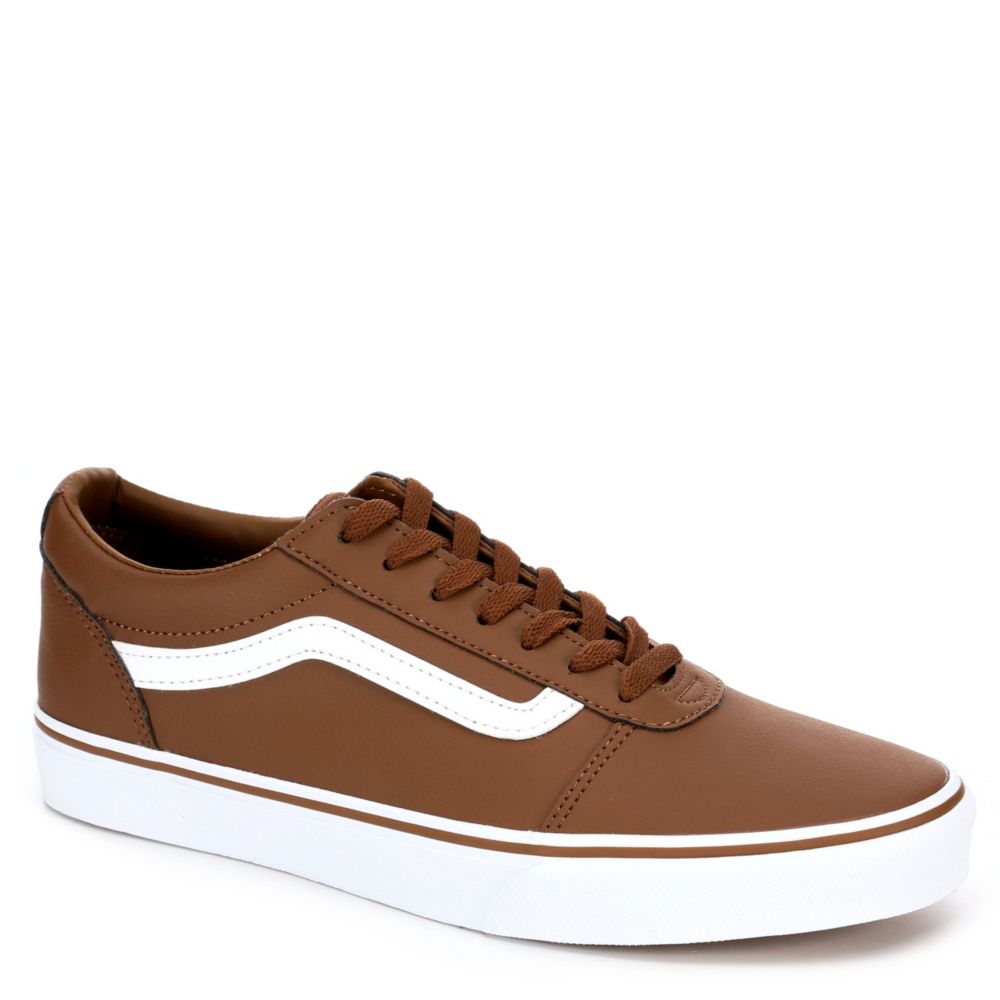 tan and brown vans