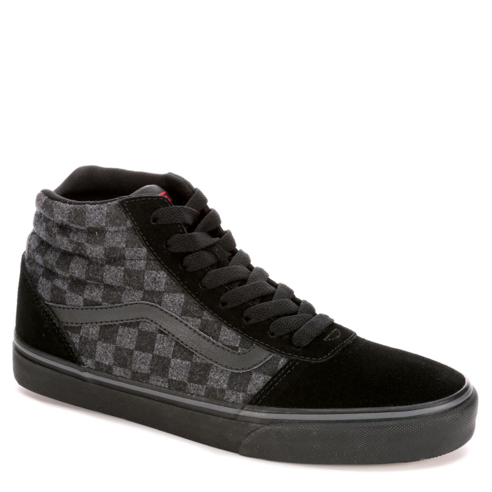 checkered men's vans