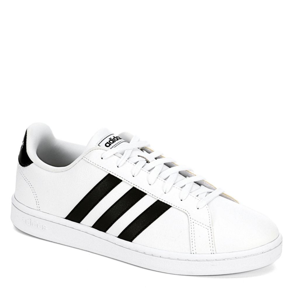 White Adidas Men's Grand Court Sneaker 