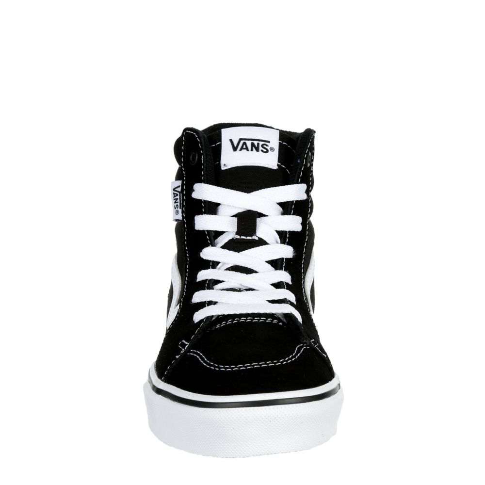 boys black high top vans