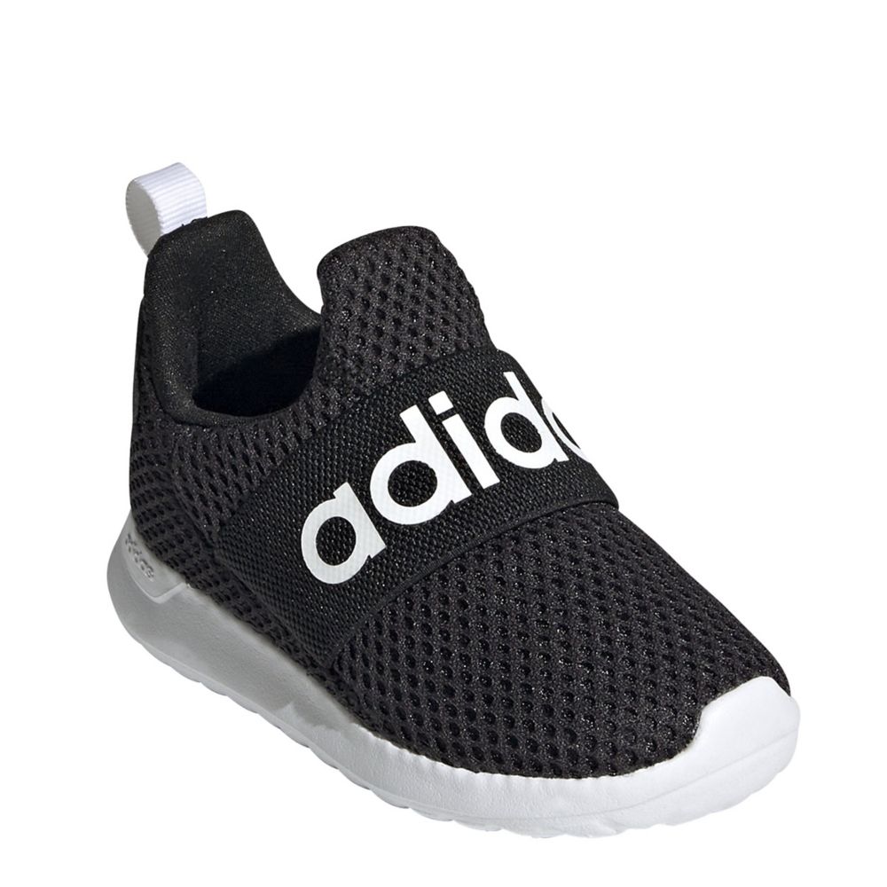 Black Adidas Boys Lite Racer Adapt Slip On Sneaker | Infant & Toddler Rack Room Shoes
