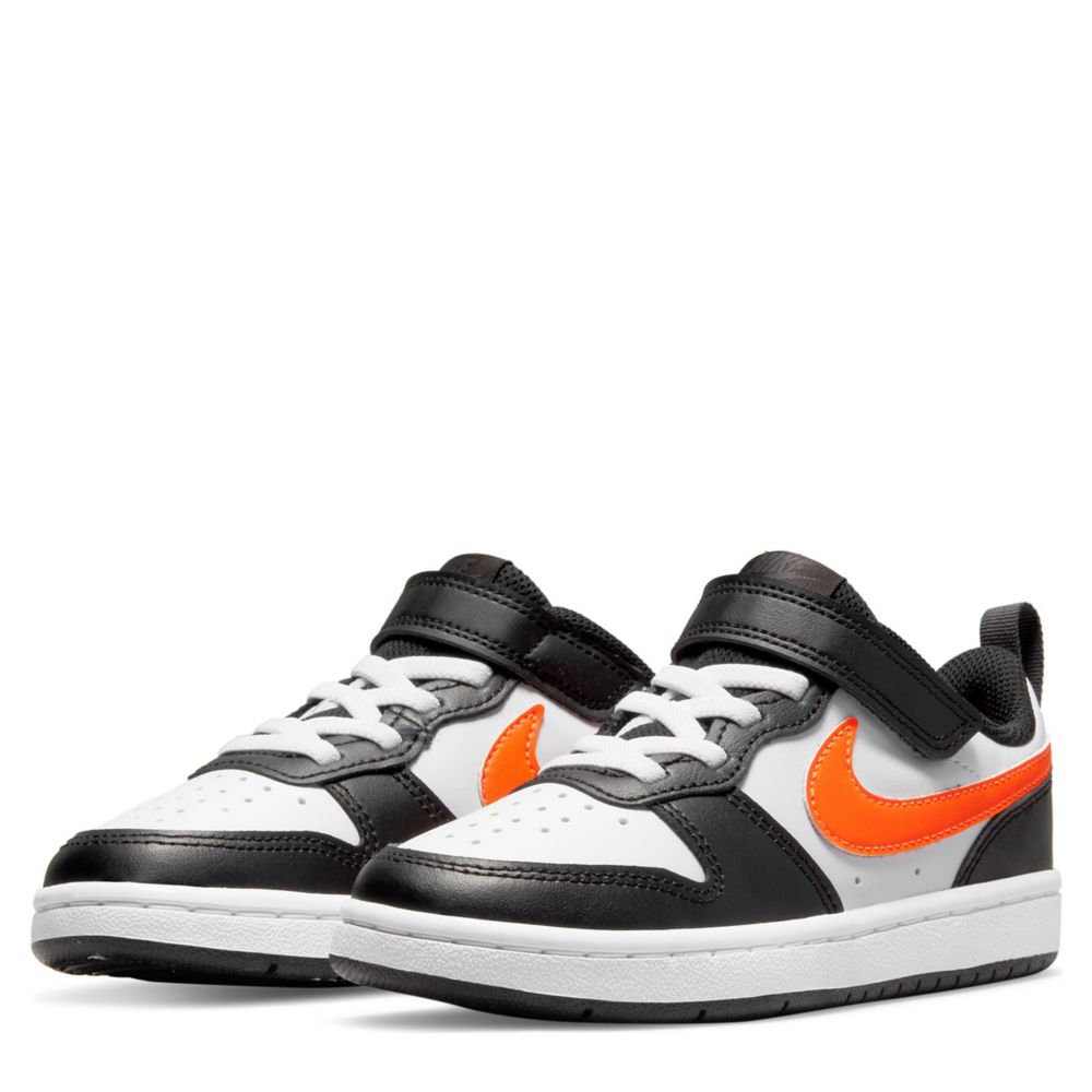 BOYS LITTLE KID COURT BOROUGH 2 LOW SNEAKER ORANGE