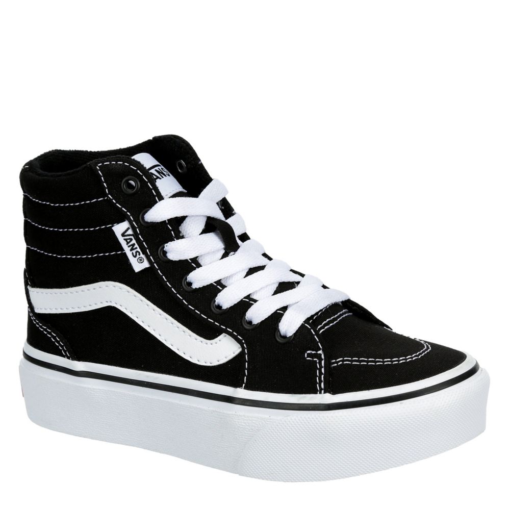 Black high top 2024 shoes for girls