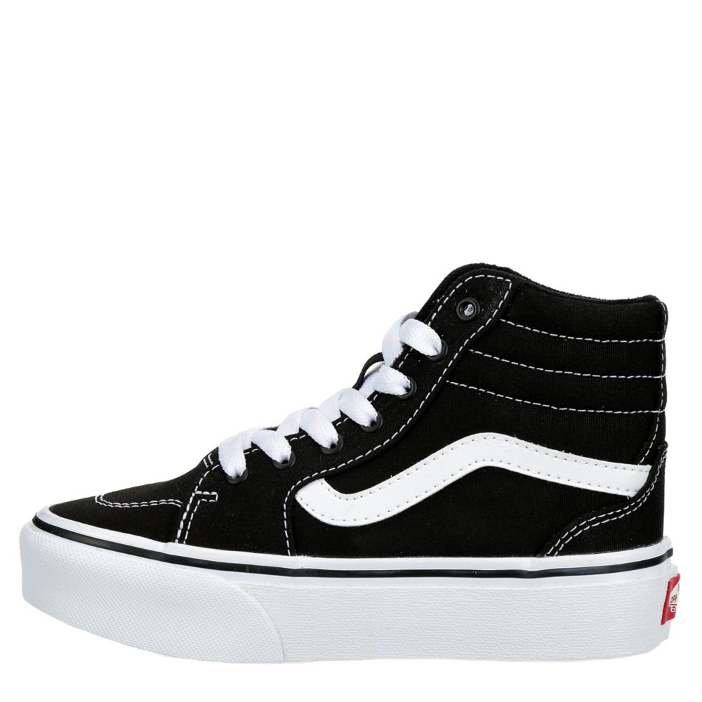 black high top vans for girls