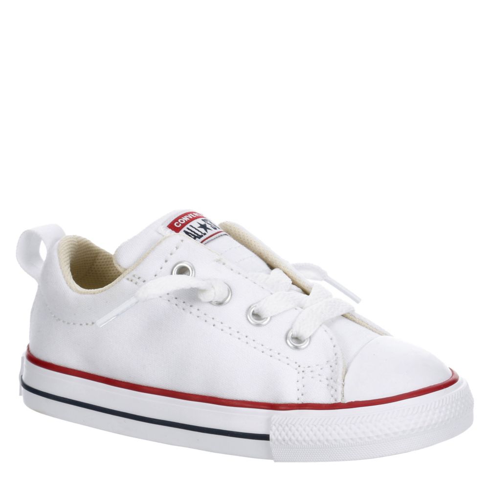 White Converse Boys Infant Chuck Taylor Star Street Sneaker | Infant Toddler | Rack Room