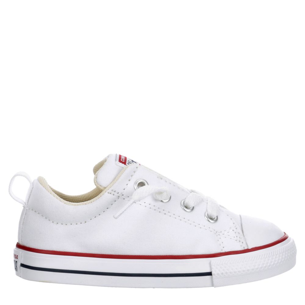 White leather shop converse infant