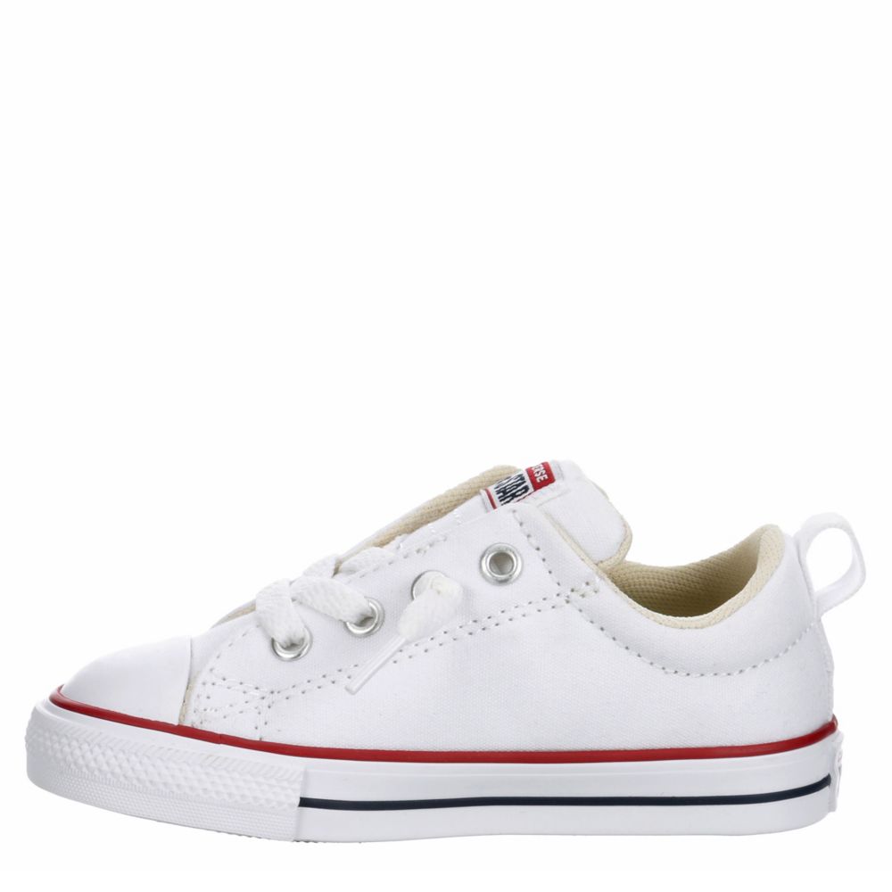 Impresionismo Introducir Bolos White Converse Boys Infant Chuck Taylor All Star Street Sneaker | Infant &  Toddler | Rack Room Shoes