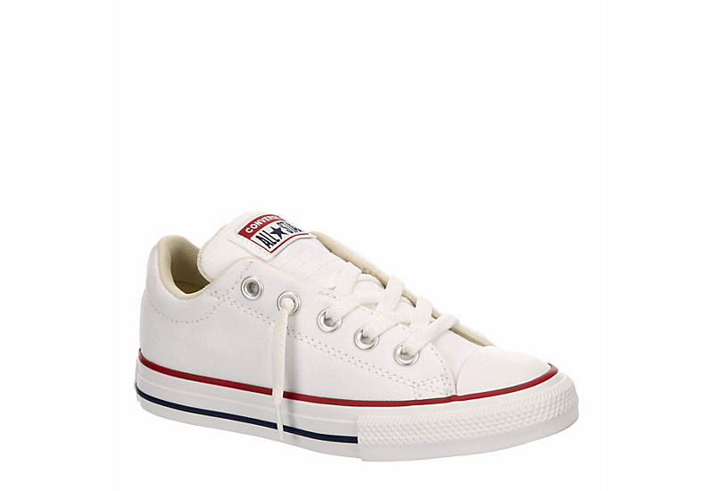 White Converse Boys Little Kid Chuck Taylor Star Street Sneaker | Kids | Rack Room Shoes