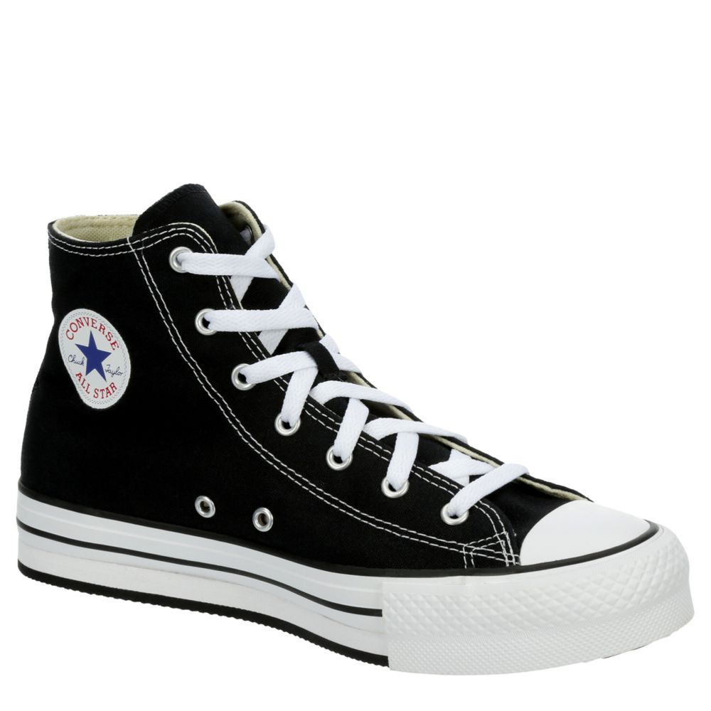 Black Converse Girls Big Kid Chuck Taylor Star High Top Sneaker | | Rack Room Shoes