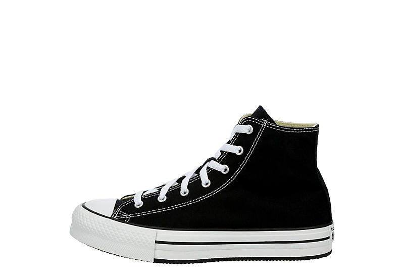 Black Converse Girls Big Kid Chuck Taylor All Star High Top Sneaker | Kids  | Rack Room Shoes