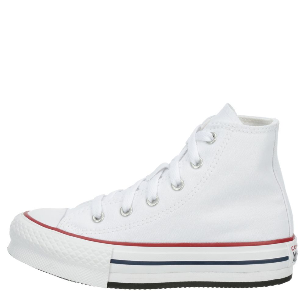 White converse cheap with platform