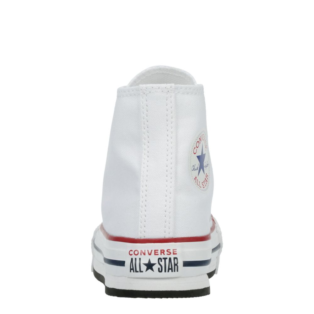 White Converse Boys Chuck Taylor All Star High Top Platform Sneaker