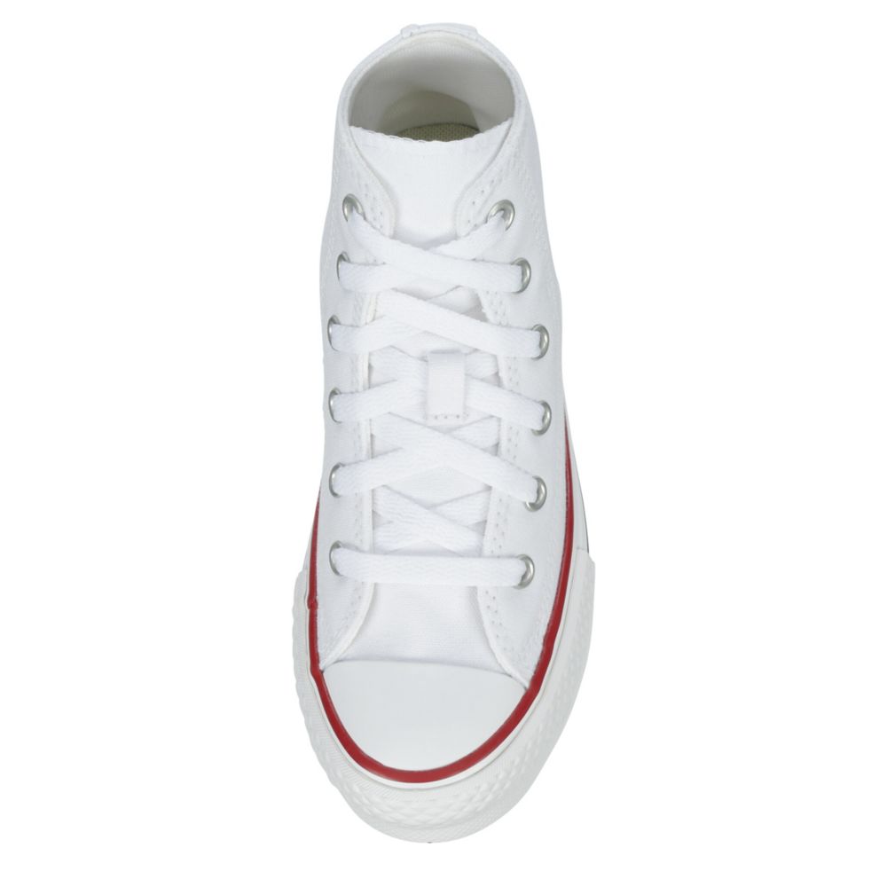 White Converse Boys Chuck Taylor All Star High Top Platform Sneaker