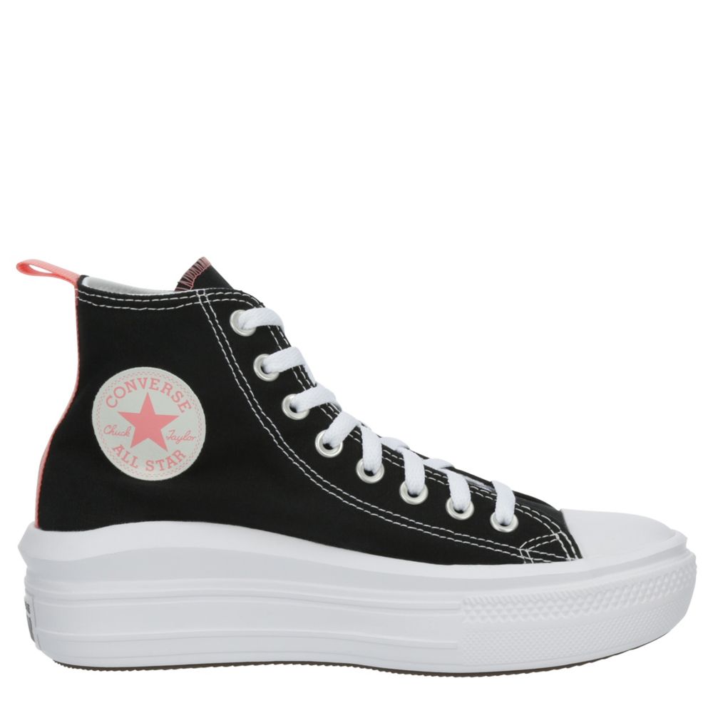 White Girls Chuck Taylor All Star Move High Top Sneaker, Converse