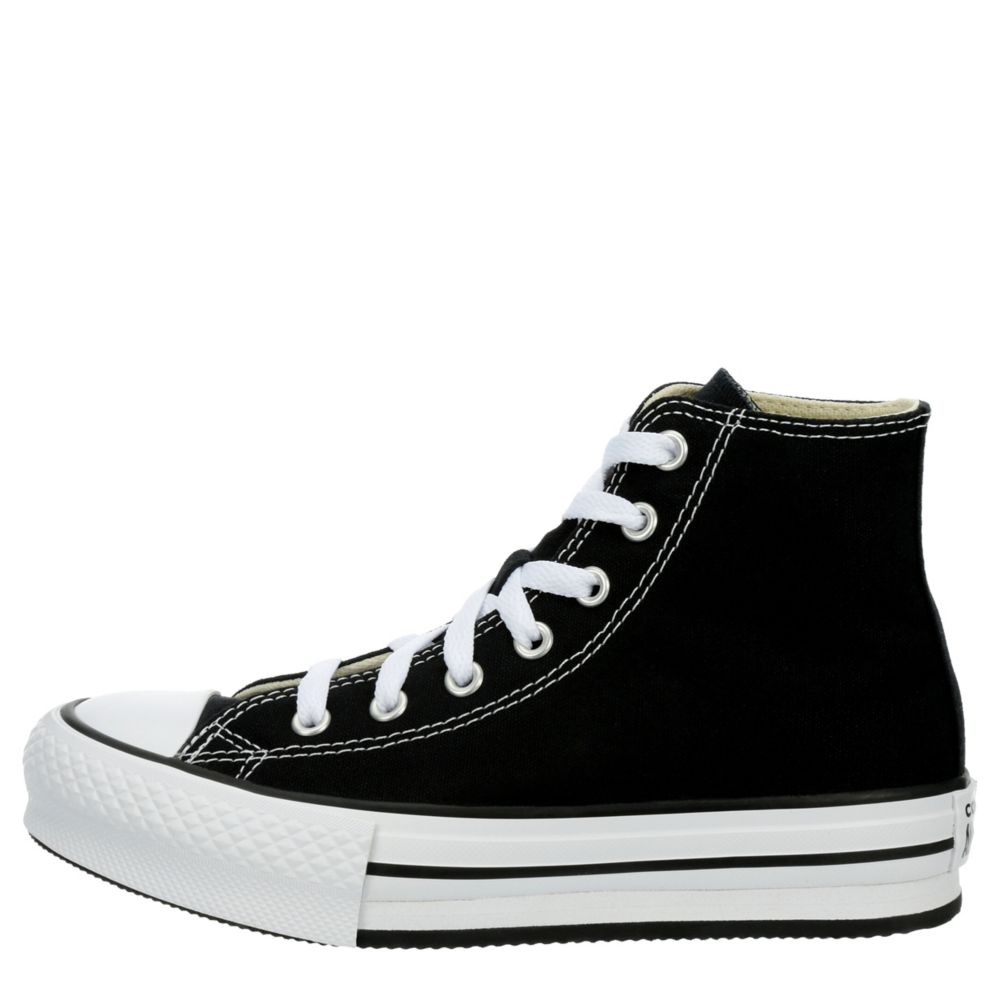 Black Converse Girls Little Kid Chuck All Star High Top Sneaker | Kids | Rack Room Shoes