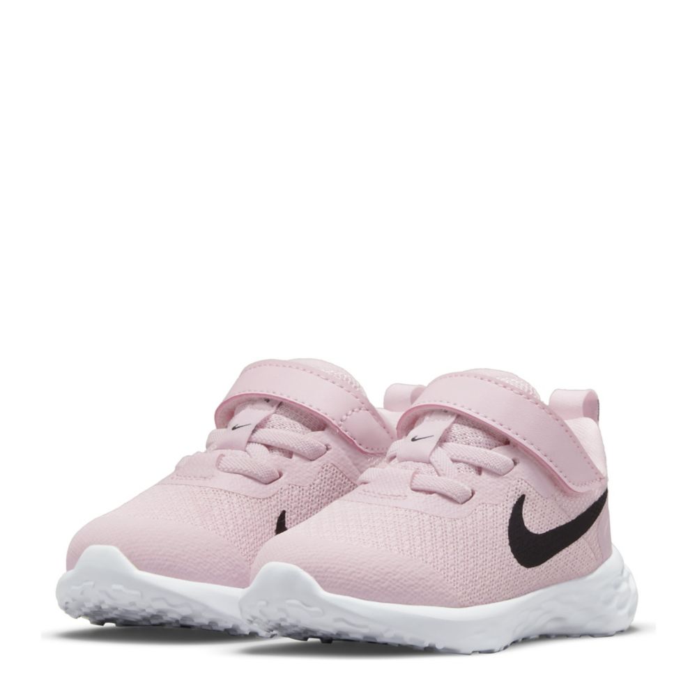 Pink Nike Girls Infant And Toddler Revolution 6 Slip On Sneaker | Infant Toddler | Room Shoes