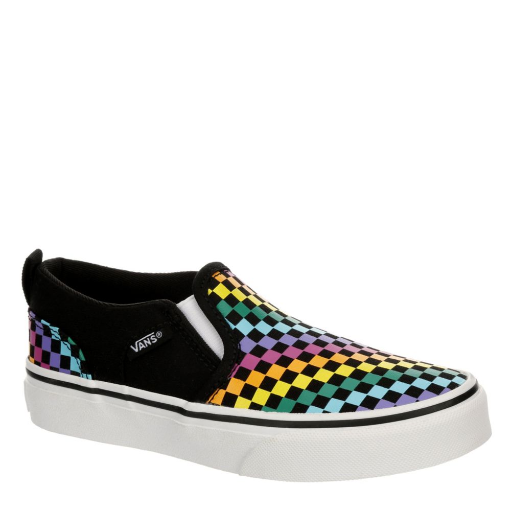 girls slip on vans